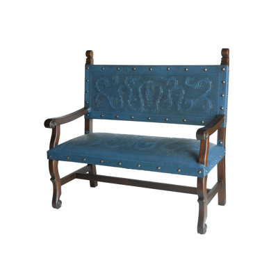 Nanelle Leather Office Bench