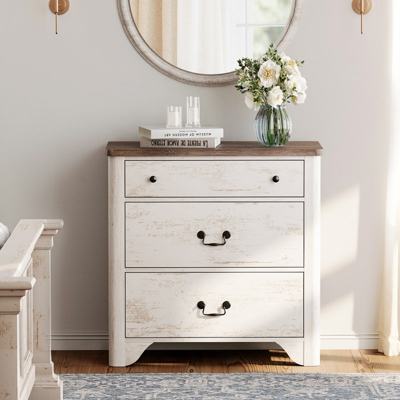 Commode pour enfants 31,5 po Haikey, Blanc