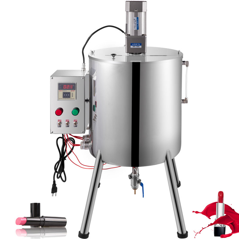 Chauffeuse, mélangeuse, remplisseuse, rouge à lèvres 15L / 4 Gal