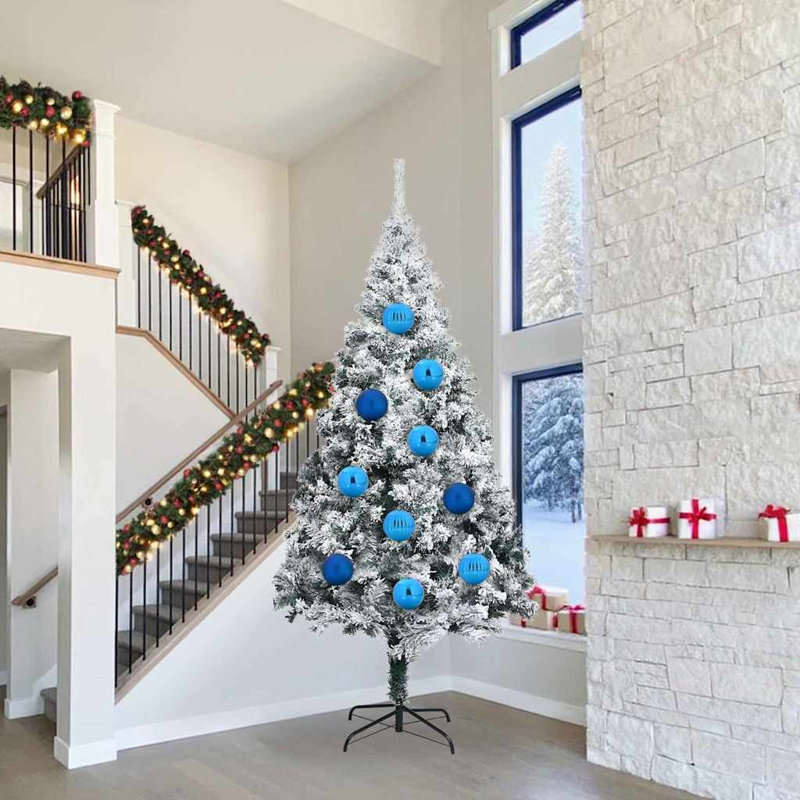 Christmas Bauble Set 4 pcs XXL, Blue
