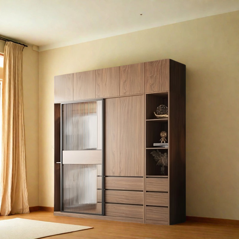 Armoire moderne, simple, pratique, élégante et élégante, H 99 po x l 63 po x P 24 po