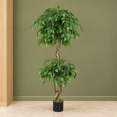 Artificial Ficus Tree in Pot Liner