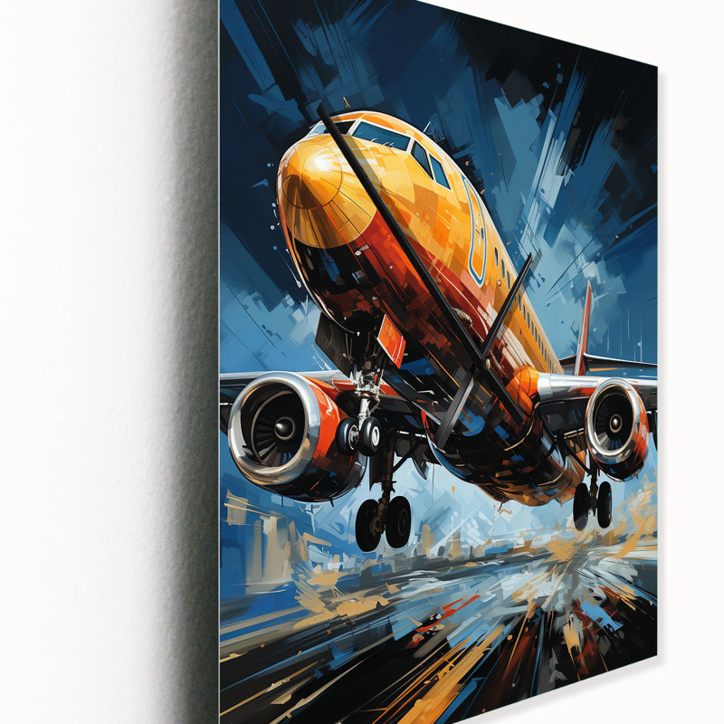 Jermain - Plane Wall Clock, Small