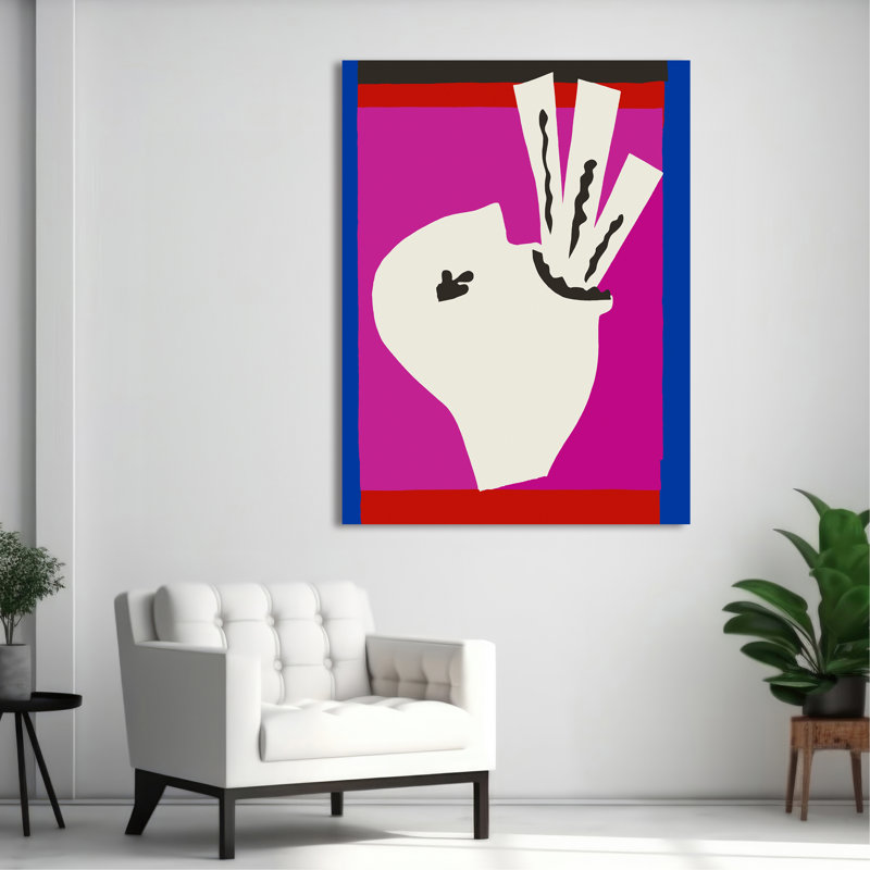 3HM7484 The Sword Swallower by Henri Matisse - Wrapped Canvas Print, 100cm H x 70cm W