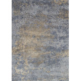 Bouton Power Loom Ocean/Gold Rug
