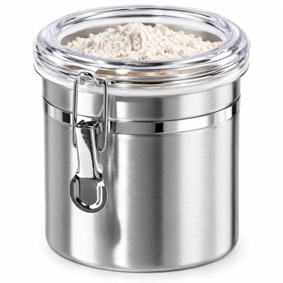Boîte à pinces en acier inoxydable avec couvercle transparent (H 4,75 po, 36 oz)