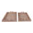 Selenite Handles Rectangular Suede Ottoman Tray - Versatile Decorative Tray For Coffee Table Or Home Decor Accent Tray - Set Of 2, 20", Tan-1196278266