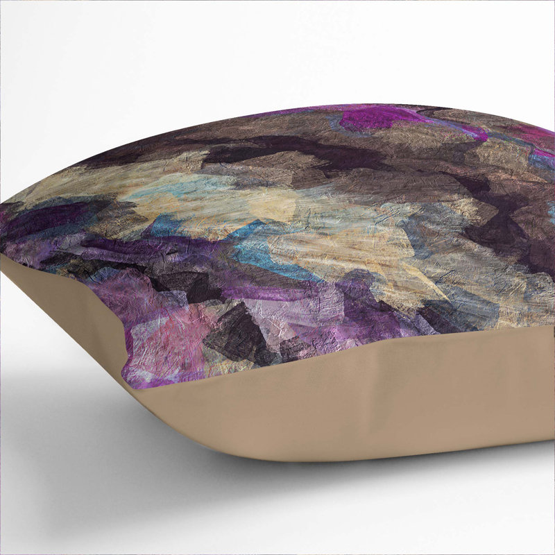 Square Throw Cushion, 55cm H x 55cm W x 20cm D, Stone