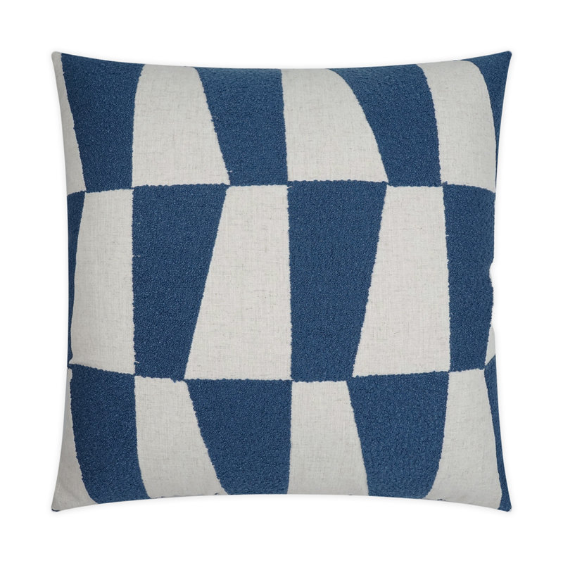Bayview Pillow Cover & Insert, Cobalt, Square 22"