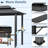 8' x 6' Aluminum Grill Gazebo with Shelves – Outdoor BBQ Shelter with Double-Tiered Ventilated Roof, Weather-Resistant Patio Gazebo for Deck, Lawn, or Backyard