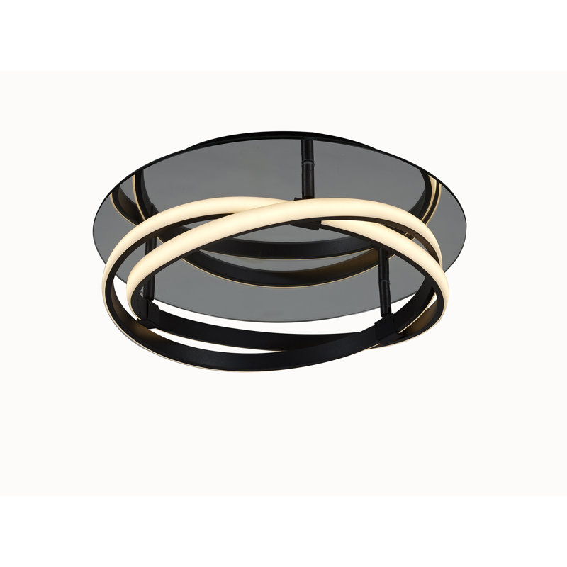 Piers LED Flush Mount, Brown Oxide