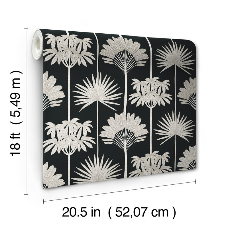 Rouleau de fleurs Popplewell, Noir