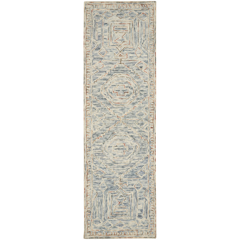 Braxdyn Wool Oriental Indoor Rug, Runner 2'3" x 7'6"