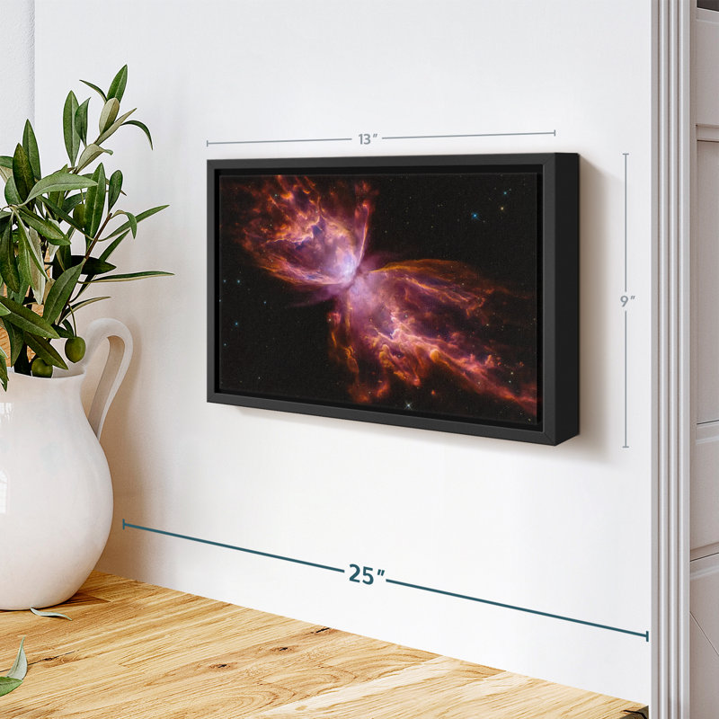 Impression sur toile Butterfly Nebula, H 9 po x l 13 po