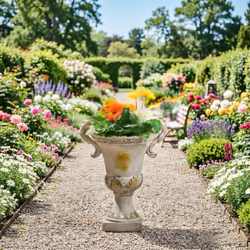 Pot à fleurs léger Mgo Urn, Gris