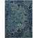 Tapis abstrait bleu Thursa