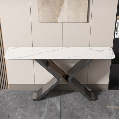 Light luxury style simple console table