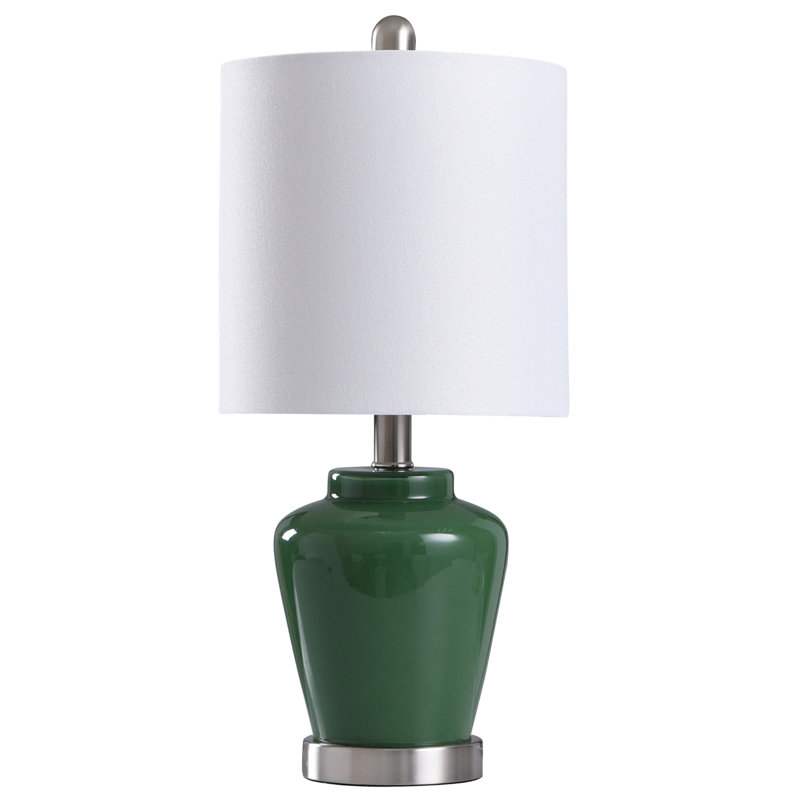 Lampe de table 18,5 po Zayas, Vert