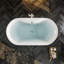 Baignoire de trempage autoportante en acrylique 59 po. X 30 po. Emely