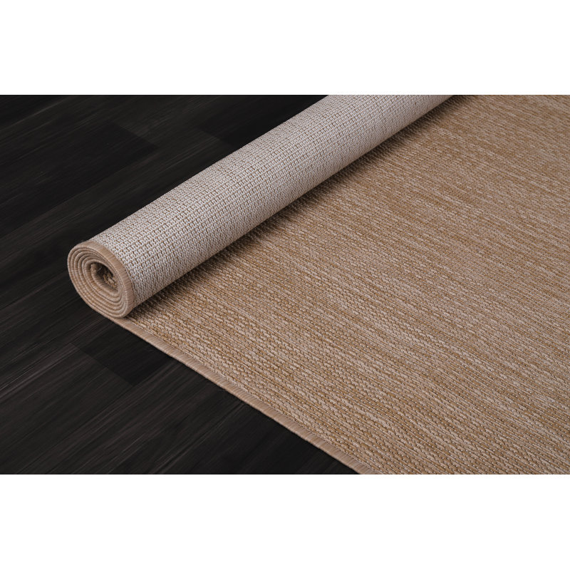 Tapis intérieur / extérieur beige Waikiki, Rectangle 6 pi x 9 pi