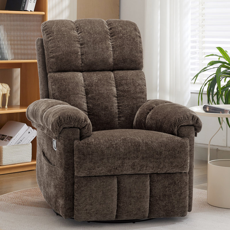 Recliner Chair,Rocker Recliners for Adults, Small Recliners for Small Spaces, Manual Recliner with Side Pockets for Living Room Bedroom