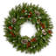 The Holiday Aisle® 24 in. Frosted Berry Wreath