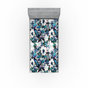 Écume de mer, blanc cassé, indigo / floral