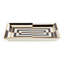 Op Art Rectangle Geometric Decorative Tray