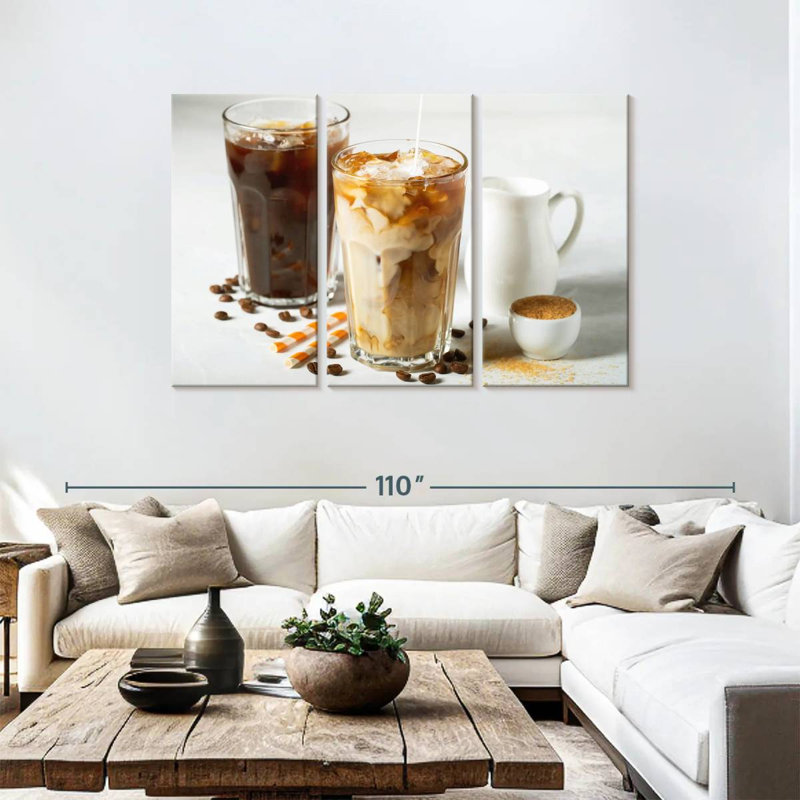 Yarlin Refreshing Cold Coffee, 48" H x 74" W