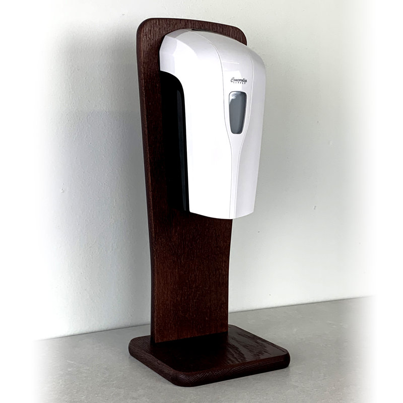 Distributeur de désinfectant pour les mains, Acajou