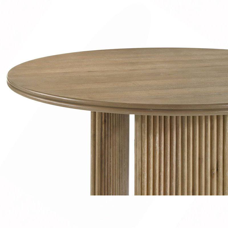 Distressed Round Dining Table