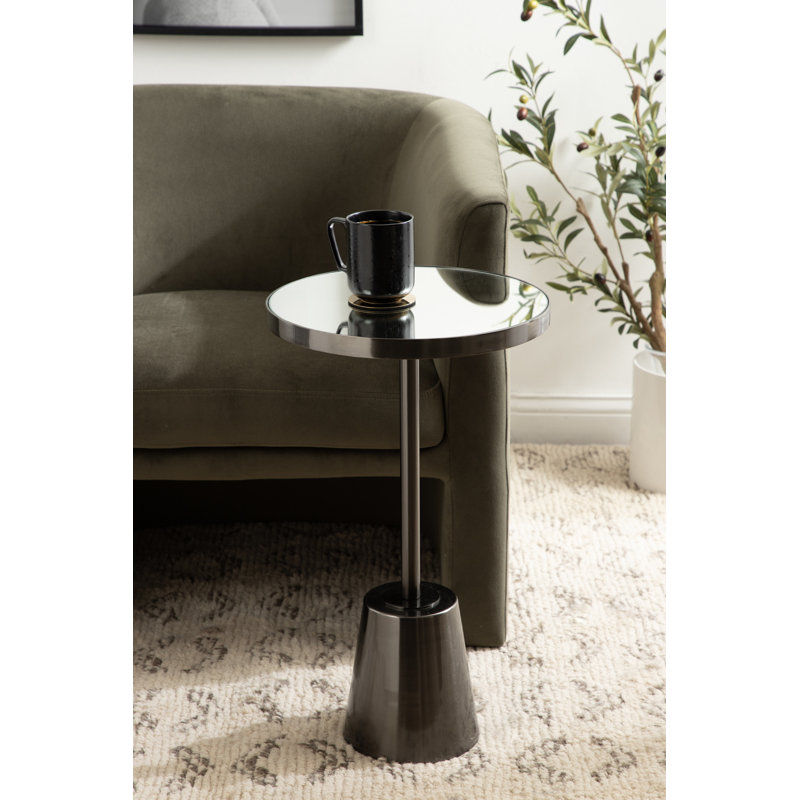Table de bout Hardeman, Argent argent