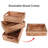 Wood Crates For Display,Rustic Crate Storage Decorative Boxes Set Of 3,Wooden Nesting Box With Handles,Solid Pine,L+M+S