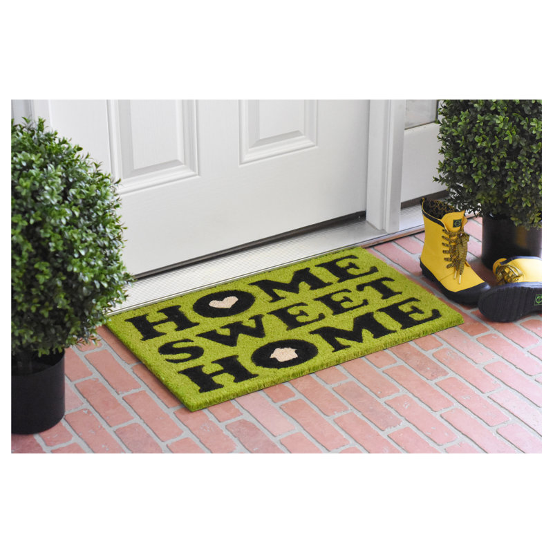 Tapis d'entrée antidérapant Arimo Home Sweet Home 29 po x 17 po