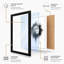 Moon in Chaos Modern - Framed Print-1424166978-1424166977