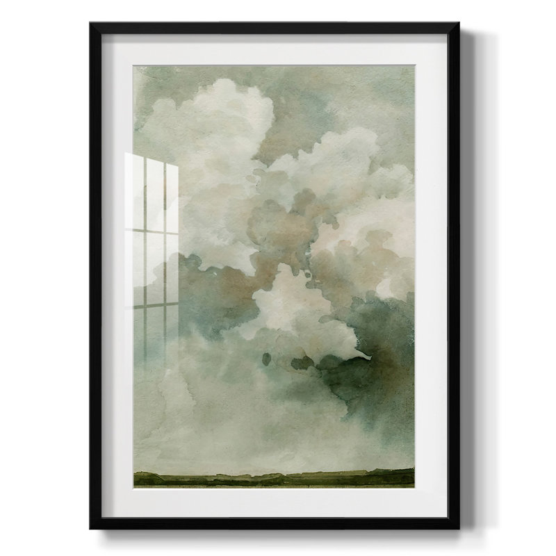 «Coming Rain I», impression encadrée, H 28,5 po x l 20,5 po, Noir