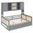 Wooden Daybed With 2 Drawers, And All-In-One Cabinet And Shelf-238133438-238133379