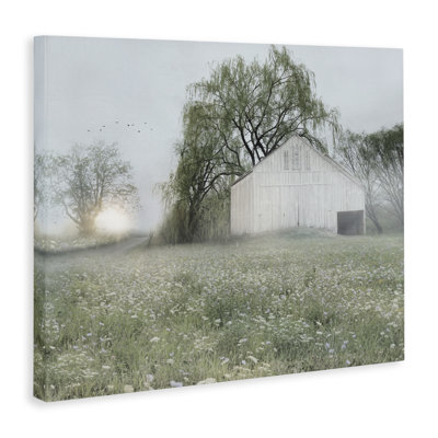 Art mural sur toile "Drooper Trees Meadow" par Lux + Me Designs