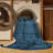Machine Washable Horizontal Stripes Gray Area Rug