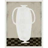 White Vase Painting by StudioM