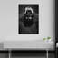 Man With Cat Eyes Contemporary Cat Wall Art Print 1 Piece Wrapped Canvas Wall Art-1405845469