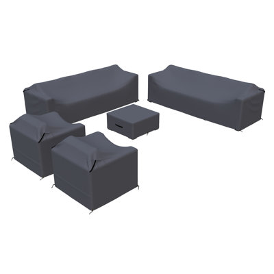 Lazaro Wicker Outdoor Conversation Sets Group Seating Patio Furniture Covers