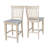 Guzik Solid Wood Counter Stool