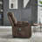 39.76" Wide Oversize Microfiber Lift Assist Reclining Chair with Massage Heating & Dual Hidden Cupholders & USB & Side Pocket-364921814
