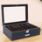 12.6" 12 Slot Wood Pen Display Box 2 Layers Fountain Pen Collector Case