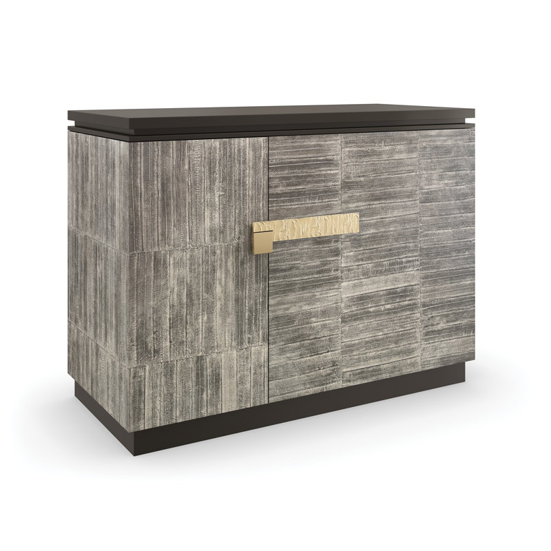 Desserte en bois massif 2 portes Nigiri