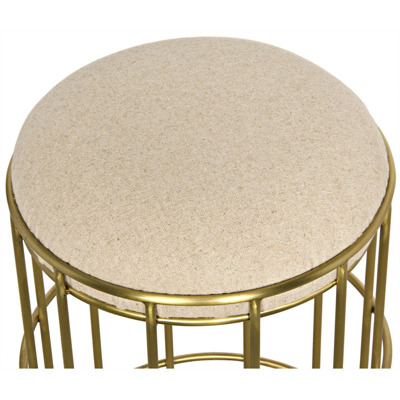 Ryley Upholstered Stool with Metal Frame, Counter Stool (23.5" Seat Height)