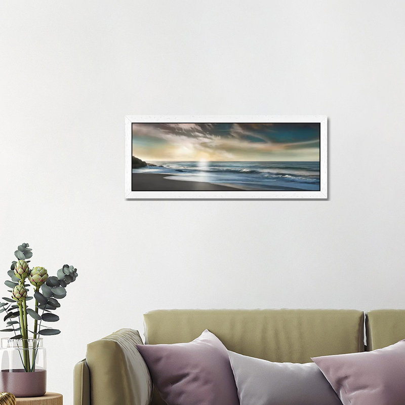 The Promise by Mike Calascibetta - Panoramic Print on Canvas, White Framed, 152.4 cm H x 50.8 cm W