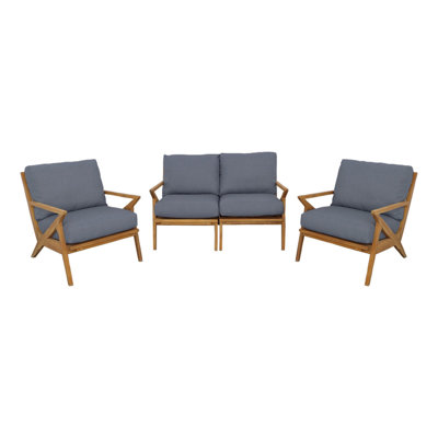 Hatteras Outdoor Teak Conversation Set