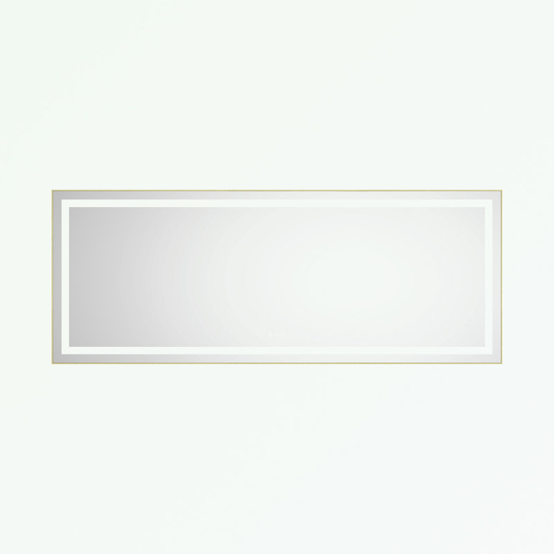 LED Bathroom Mirror with Front and Backlight